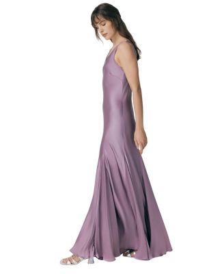  Willow Satin Maxi Sip Dress