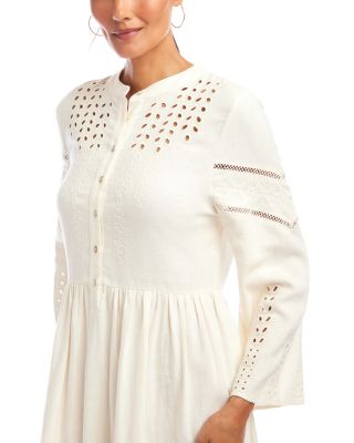 Tiered Flare Sleeve Dress