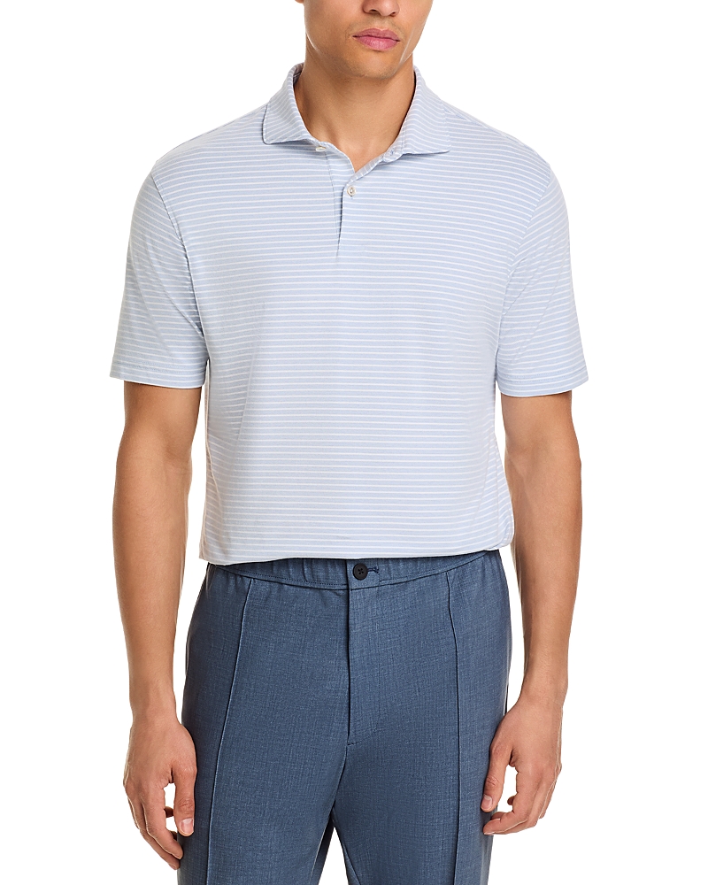 Peter Millar Crown Crafted Albatross Cotton Blend Pique Polo Shirt