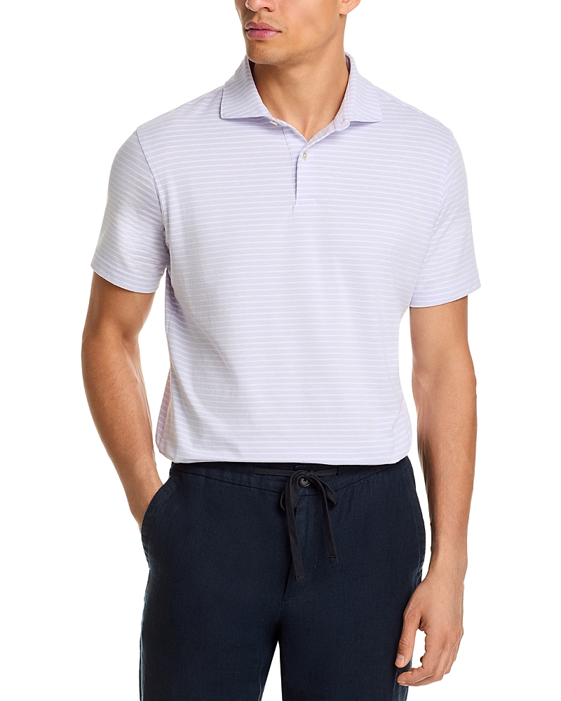Peter Millar Crown Crafted Albatross Cotton Blend Pique Polo Shirt