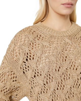 1 Pilade Crewneck Cable Knit Sweater