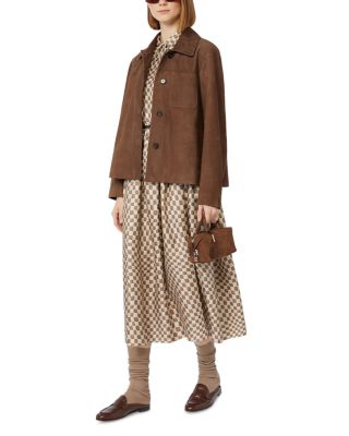 Sesia Antique Rose Silk Dress