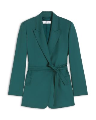 Wool Peak Lapel Blazer