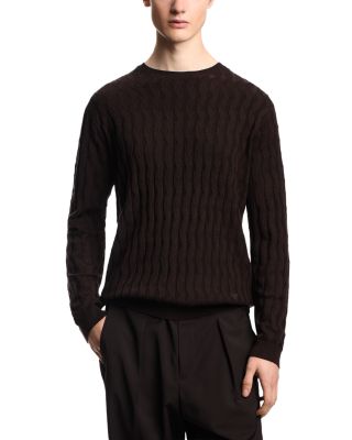 Regular Fit Geometric Jacquard Sweater 