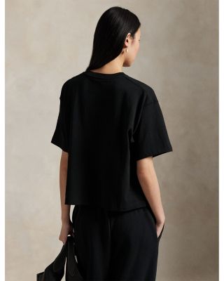 Logo Cotton Jersey Crewneck Tee 