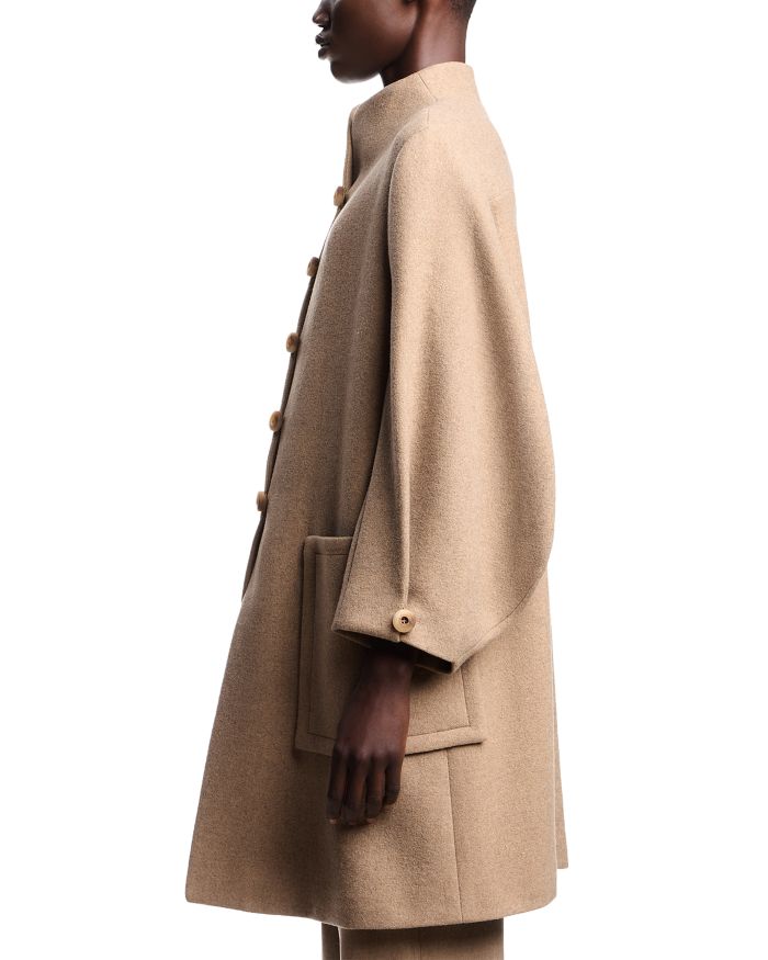 Mock Neck Coat