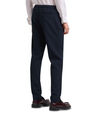 Regular Fit Crepe Jersey Trousers