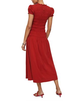 Kiria Smocked Midi Dress