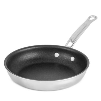 ProBond Luxe 8.5&amp;quot; Professional Clad Stainless Steel Skillet with TITUM Nonstick