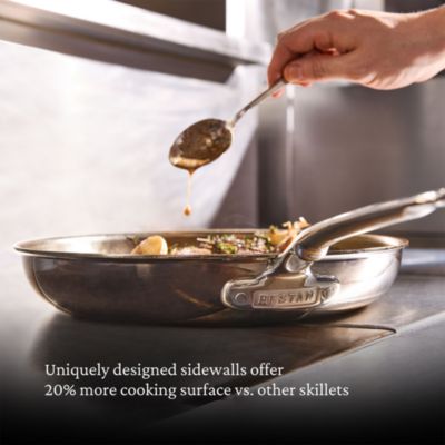 ProBond Luxe 8.5&amp;quot; Professional Clad Stainless Steel Skillet