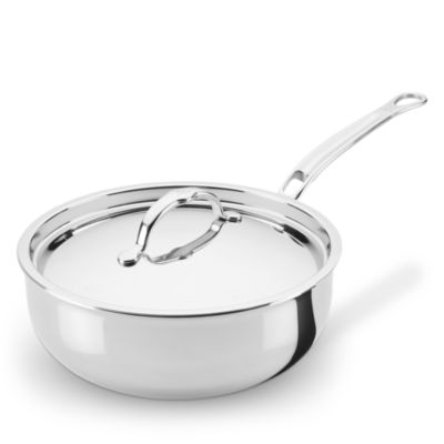 ProBond Luxe 3.5 Quart Professional Clad Stainless Steel Essential Pan with Lid