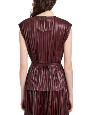 Lyra Top in LW Faux Leather