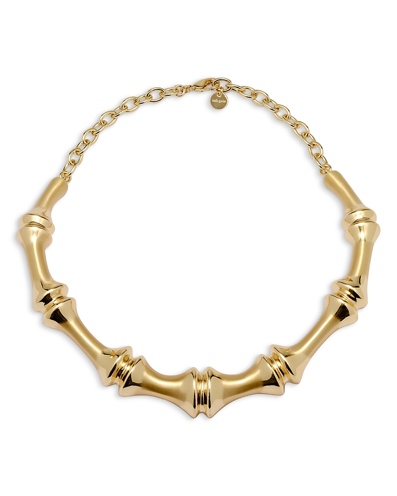 Cult Gaia Bambu Choker Necklace In Gold