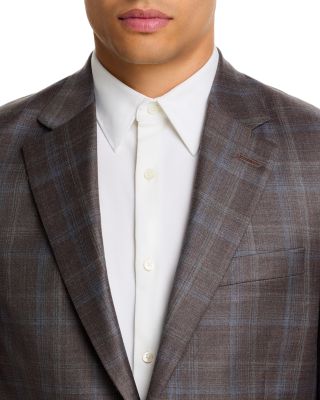 Flynn Plaid Wool Classic Fit Sportcoat