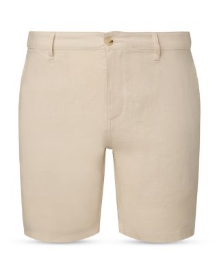 Linen Fixed Waist 7.5&amp;quot; Shorts