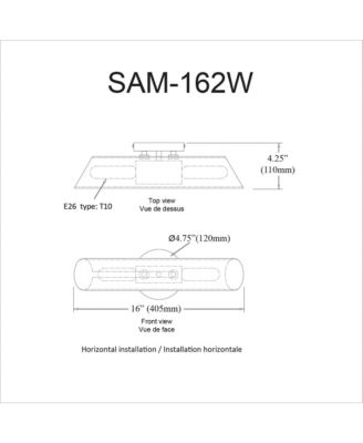 Samantha 2 Light Vanity Light - Short
