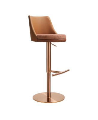 Reagan Performance Faux Leather Adjustable Stool