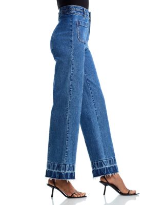 Dorothea Wide Leg Jeans in Saphire