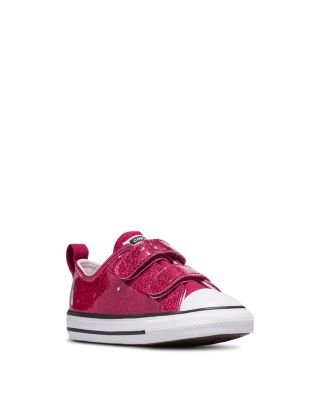 Girls' Chuck Taylor All Star 2V Ox Glitter Sporty Sneakers - Toddler, Big Kid
