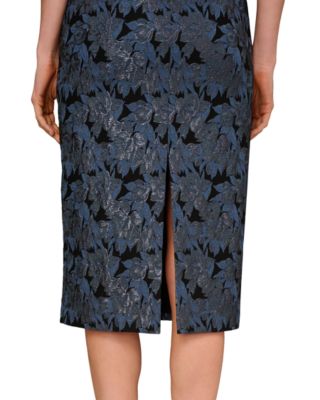 Stretch Jacquard Midi Dress