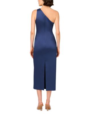 Stretch Mikado Midi Dress