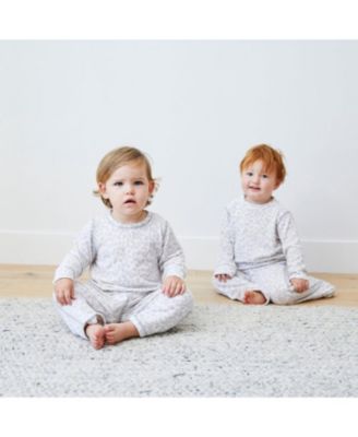  PAIGELAUREN Unisex Hacci Loungewear Set in Leopard Print - Baby