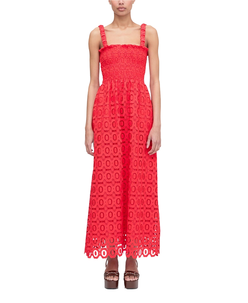 Hill House Home The Anjuli Nap Dress In Red