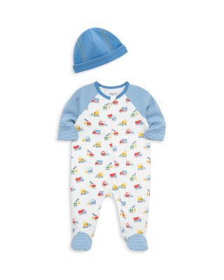 Boys' Trucks Footie & Hat Set - Baby