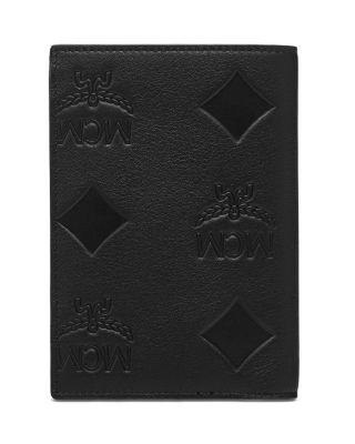 Ottomar Embossed Leather Passport Holder