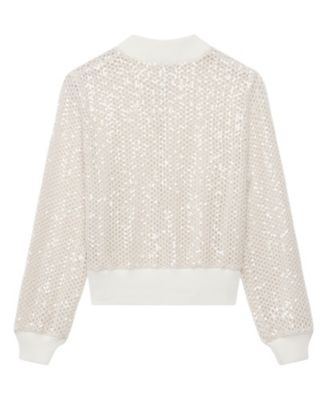 Women's Sequin Bomber Jacket