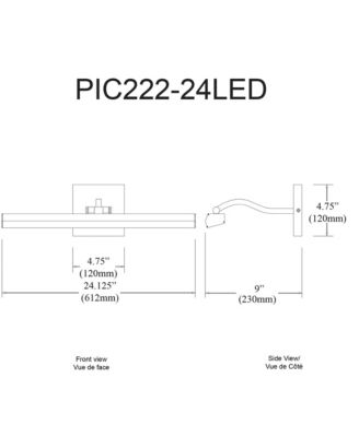 Leonardo 24&amp;quot; Picture Wall Light - 30W