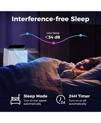  12000 BTU Portable Air Conditioner with Heat Smart WiFi Enabled Home AC Unit 8000 BTU(12000BTU ASHRAE)