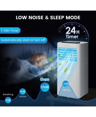  10000 BTU Portable Air Conditioner3-in-1 AC Unit with Cool Fan Dehum Sleep Mode