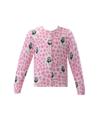 Rachel Riley - Girls' Eloise Dot Printed Cardigan - Little Kid, Big Kid