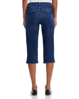 High Rise Cropped Slim Jeans in Soho Dark