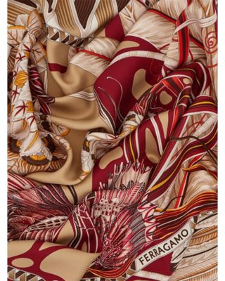 Giada Print Silk Scarf 