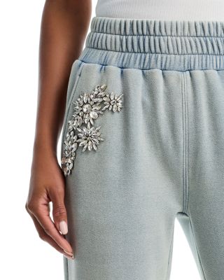 Suki Crystal Patch Sweatpants