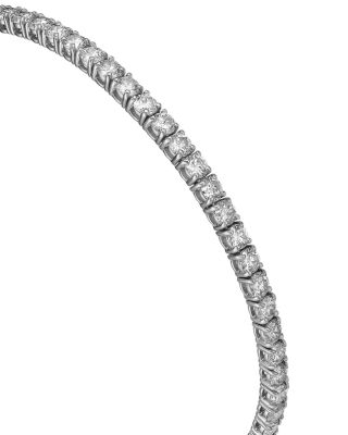 Diamond Tennis Bracelet in 14K White Gold, 5.0 tcw