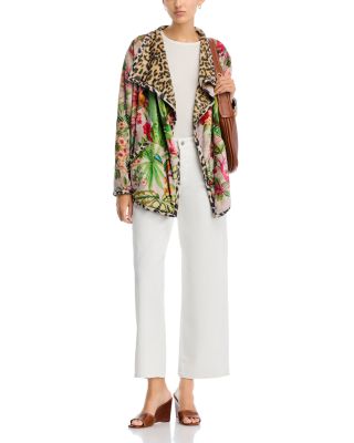 Joan Wrap Printed Jacket