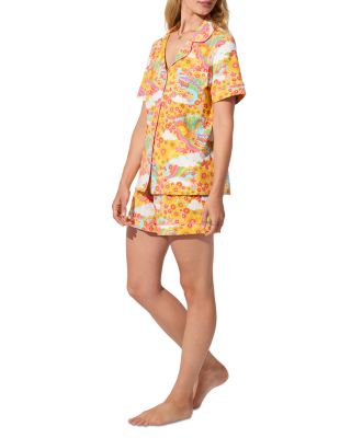 Cotton Knit Shorty Pajama Set