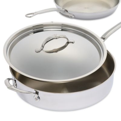 ProBond Luxe 7 Piece Polished Professional Clad Stainless Steel Cookware Set - Exclusive