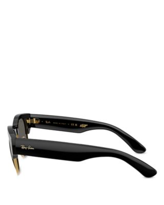 Mega Clubmaster A$AP Rocky Blacked Out Collection Square Sunglasses, 53mm