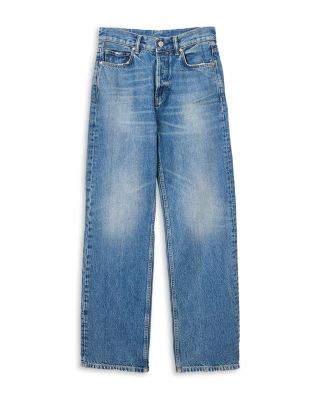 Brooklyn High Rise Straight Jeans in Indigo Blue