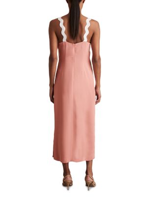 Asher Wave Craft Midi Dress