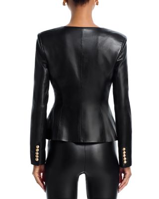 Lavena Faux Leather Jacket