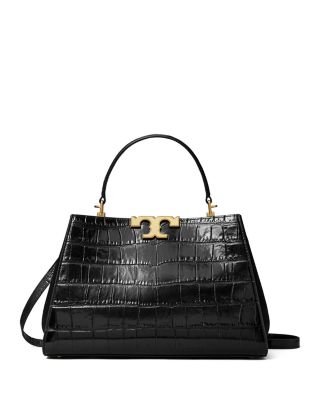 Tory Burch - Eleanor Croc-Embossed Satchel
