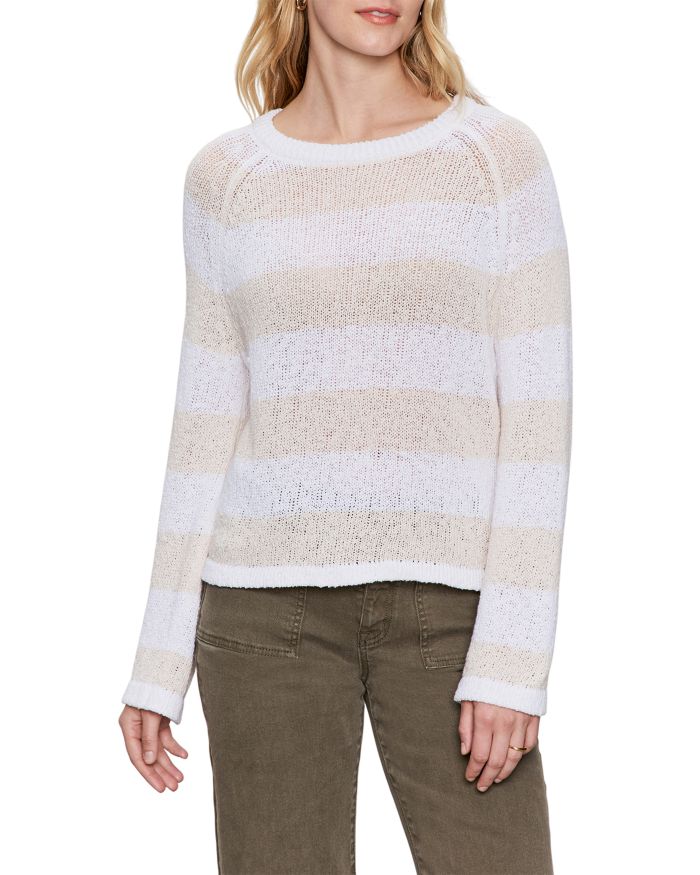 Textured Raglan Crewneck Sweater
