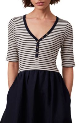  Women's Woven Mix Dress