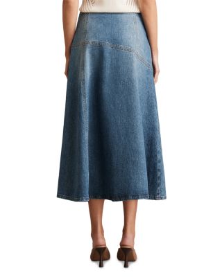 Fee Denim Midi Skirt
