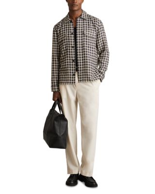 Regular Fit Textured Check Shirt